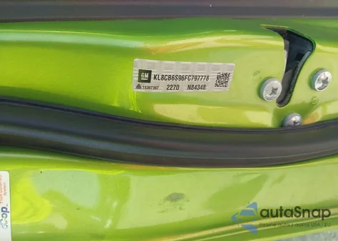 2015 Chevrolet Spark Ls Cvt z USA, uszkodzony, nr VIN KL8CB6S96FC797778